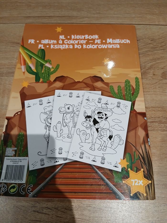 Colouring book cahier de coloriage cow-boy - photo numéro 2