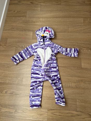 Pyjama combi une piece 24 Mois Neuf violet lilas