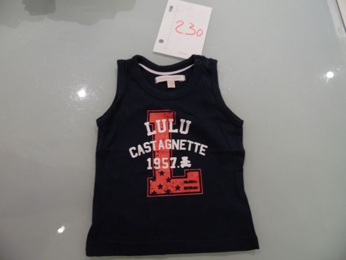 t-shirt 6 mois manche court lulu castagnette