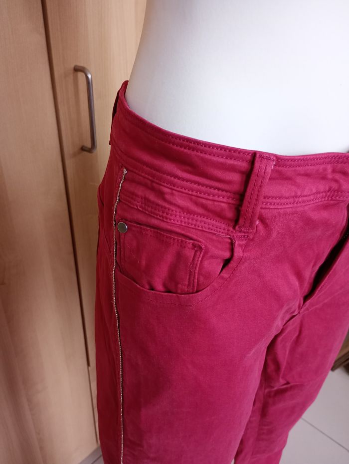 Pantalon rouge-rose - photo numéro 2