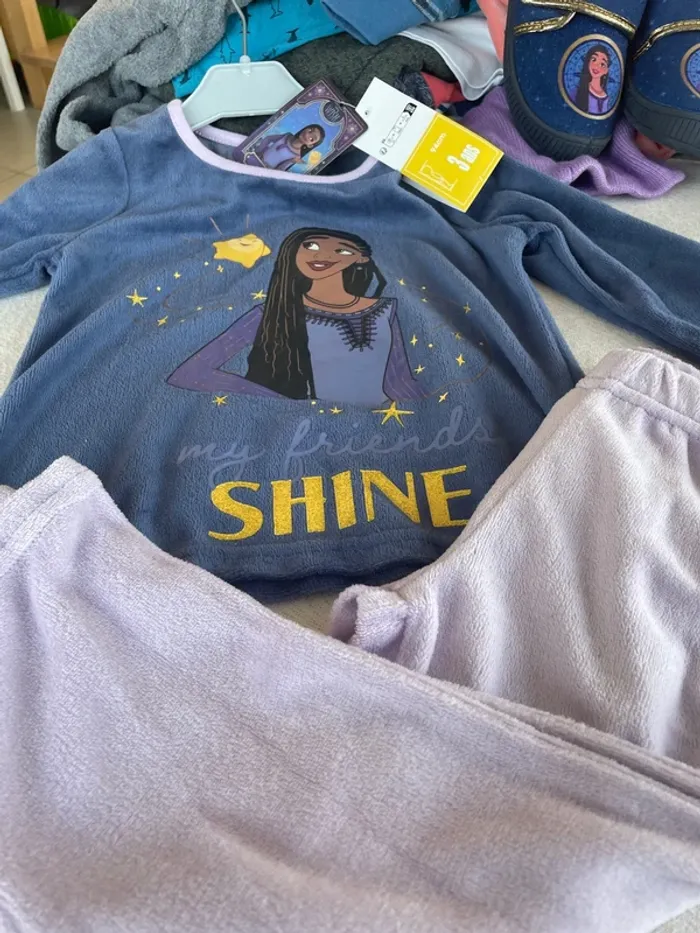 Pyjama, Disney, Wish, trois ans neuf