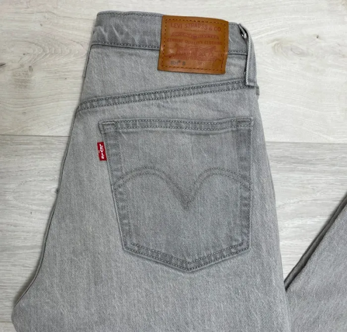 Jeans Grey Levi's 501 Skinny Women's US W26 x L28 - photo numéro 4