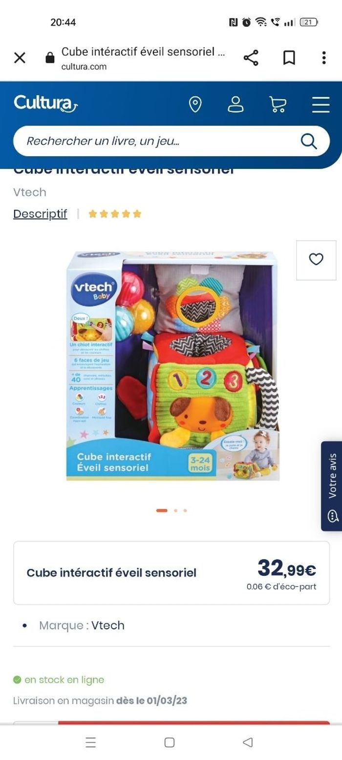 Cube interactif VTech - photo numéro 8