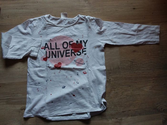 Tee shirt manches longues Zara 6 ans - photo numéro 2