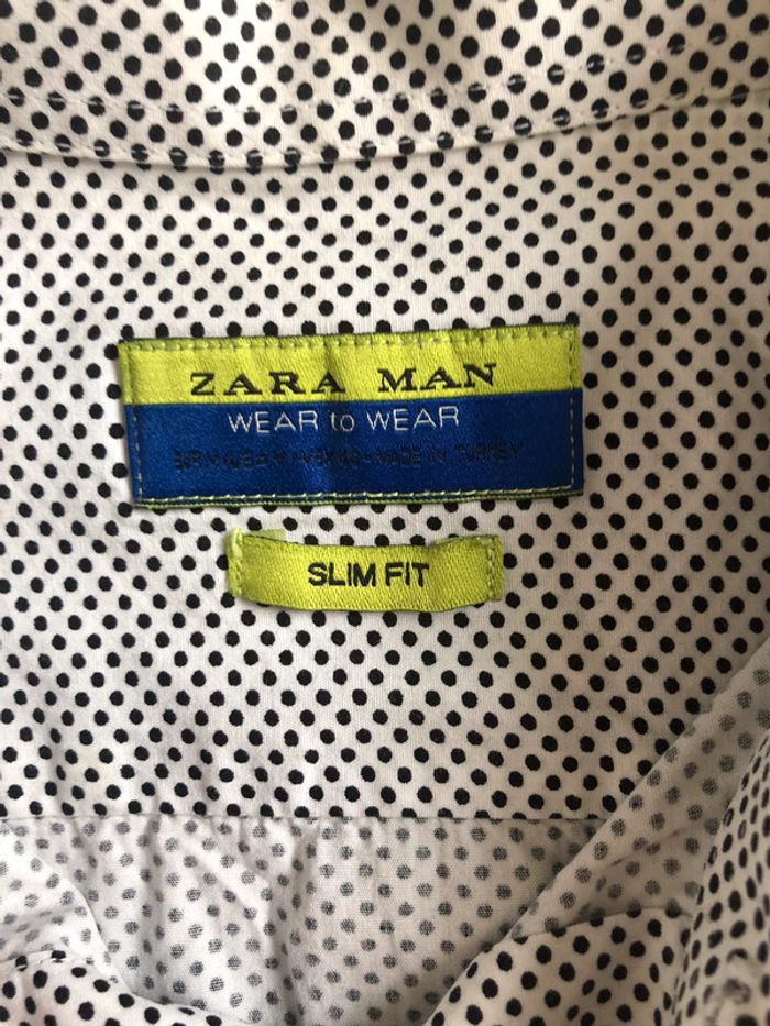 Chemise manches longues Zara Man taille M slim fit - photo numéro 3