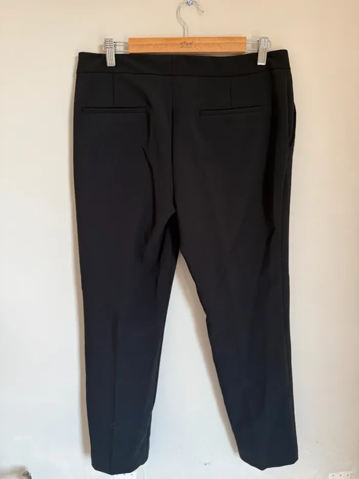 Pantalon de tailleur Zara noir - photo numéro 2