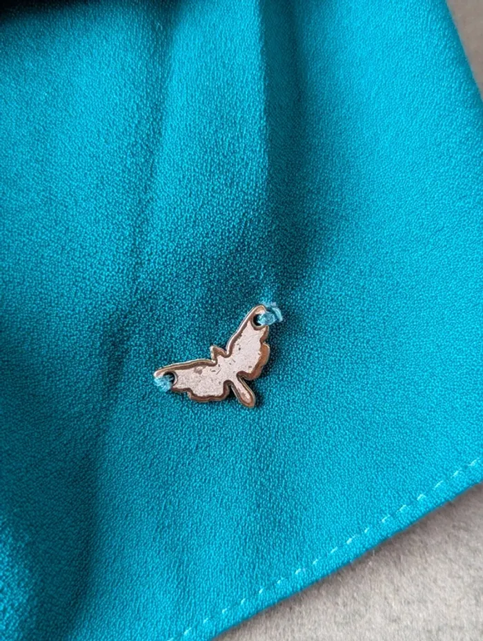 Débardeur LPB vert canard, taille S – petits défauts - photo numéro 3