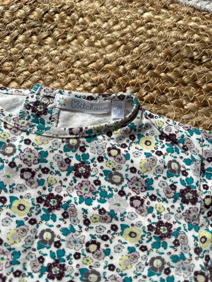 Tee shirt à fleur - photo numéro 3