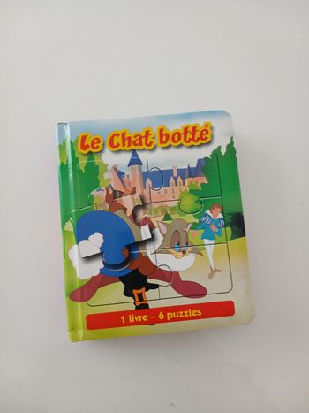 Livre-Puzzle "Le Chat Botté" - Collection Van Gool