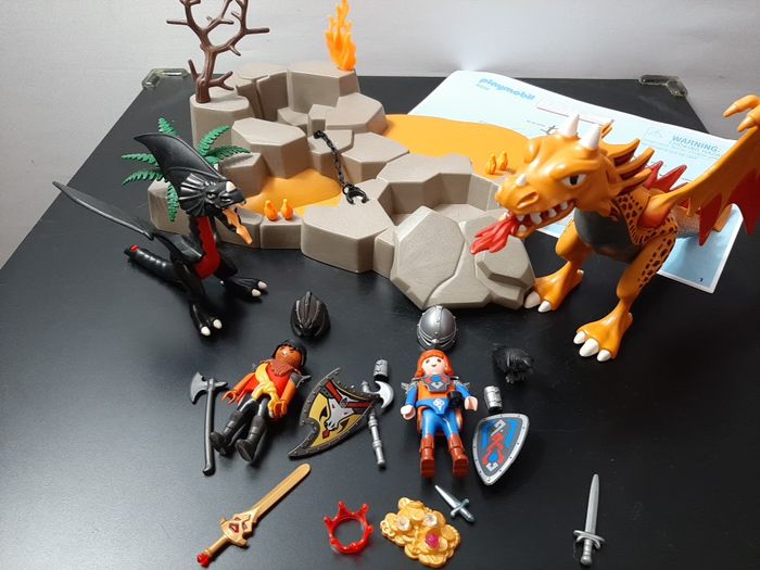 Playmobil - 4006- Superset Chevaliers dragons + dragon 5483