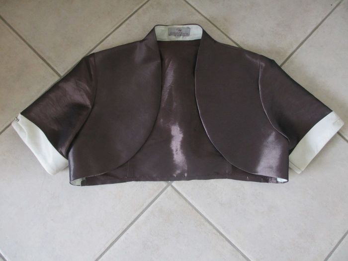 Ensemble robe et boléro femme pour cérémonie Créatif Paris – Taille 38 - photo numéro 8