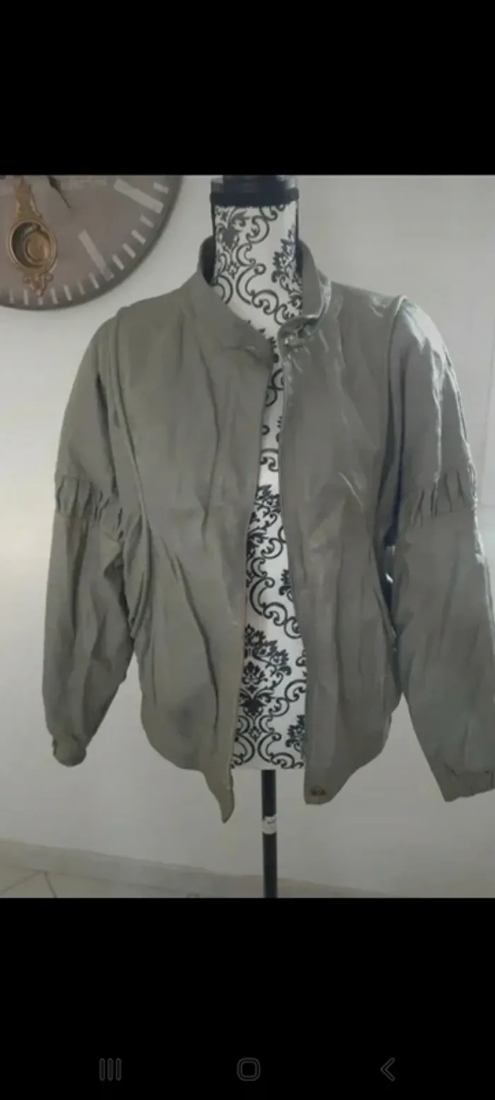 Veste en cuir vintage