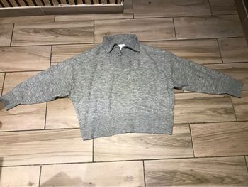 Pull gris H&M XL