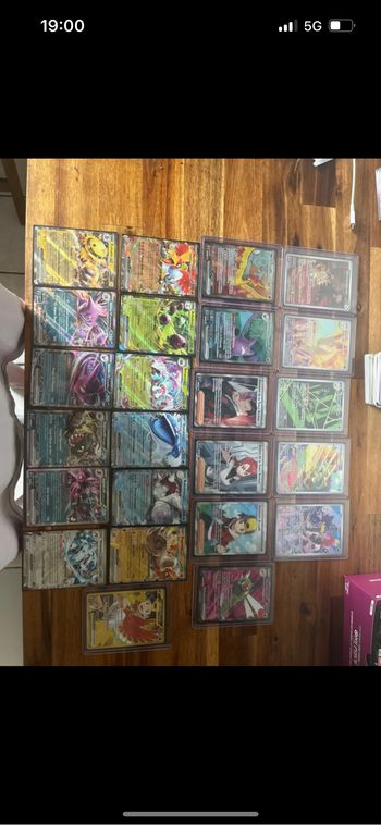 Lot d’AR full art ex et gold ev10 Pokémon