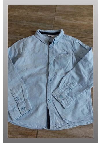 Belle chemise bleue claire 5 ans tape à l œil