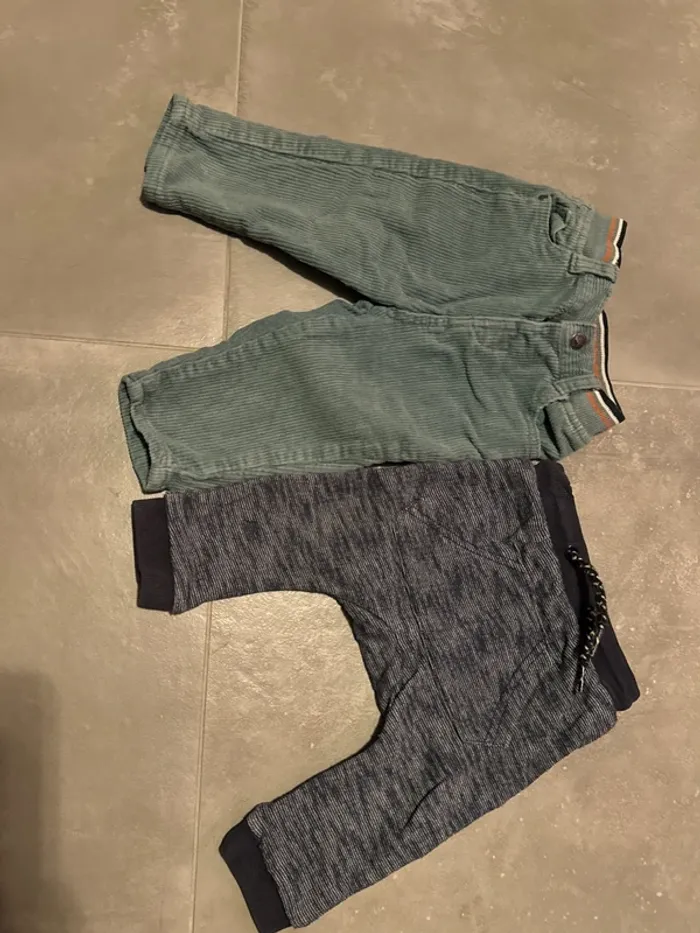 Lot de 4 pantalons 9 mois - photo numéro 4