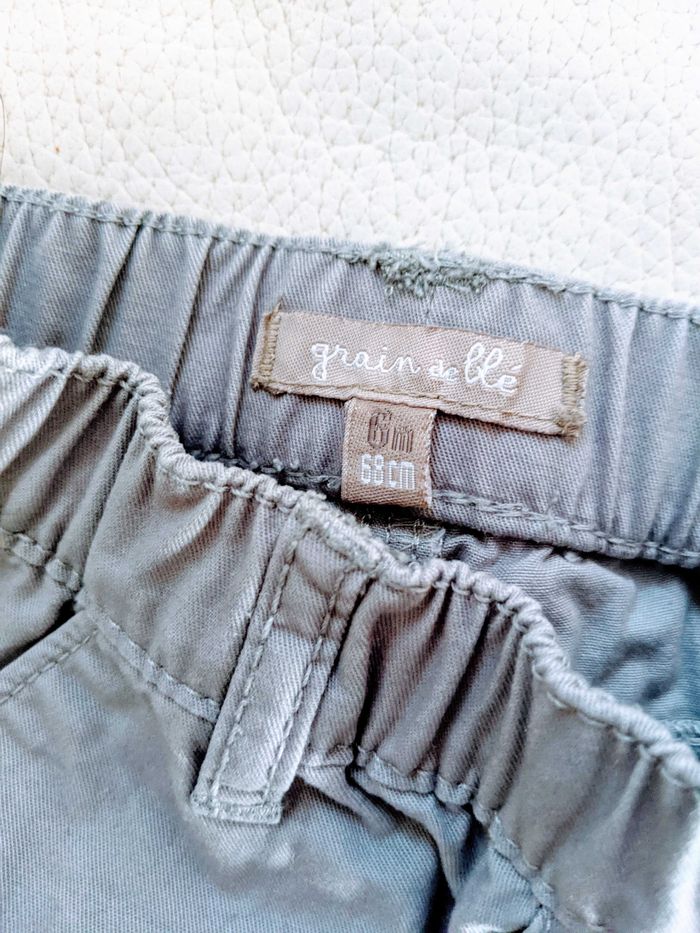 Ensemble en coton neuf 6 mois Obaibi et grain de blé - photo numéro 3