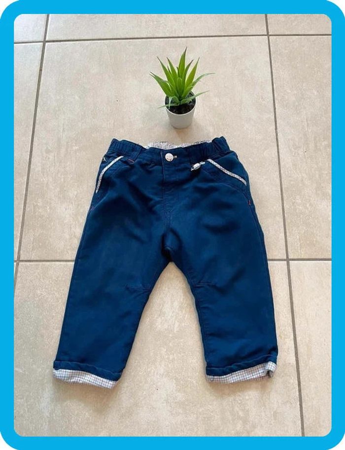 Beau pantalon taille ajustable 18 mois sergent major