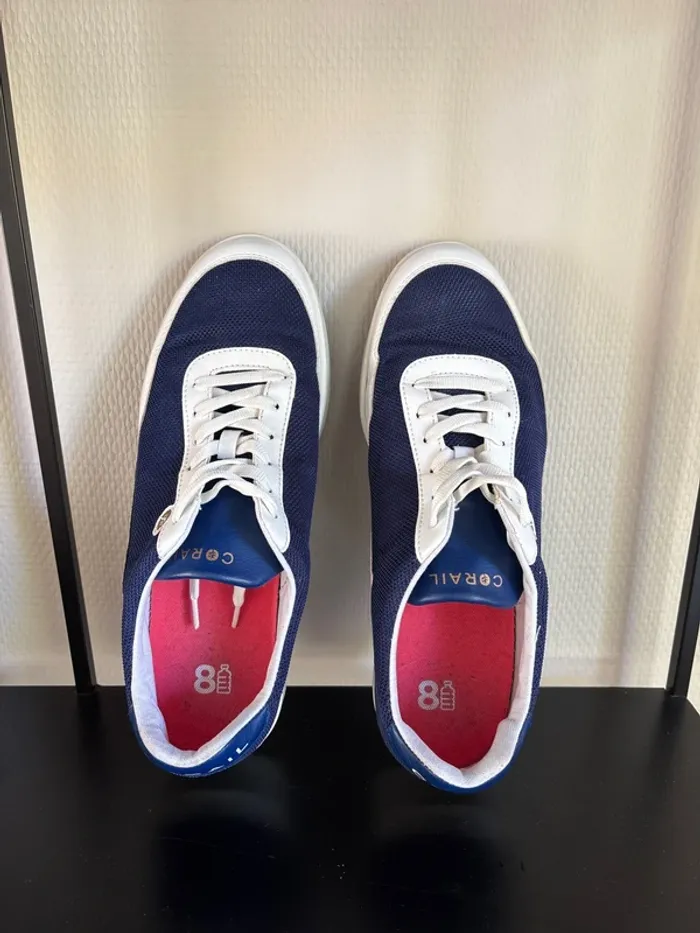 Baskets neuves - Corail - taille 42 - photo numéro 6