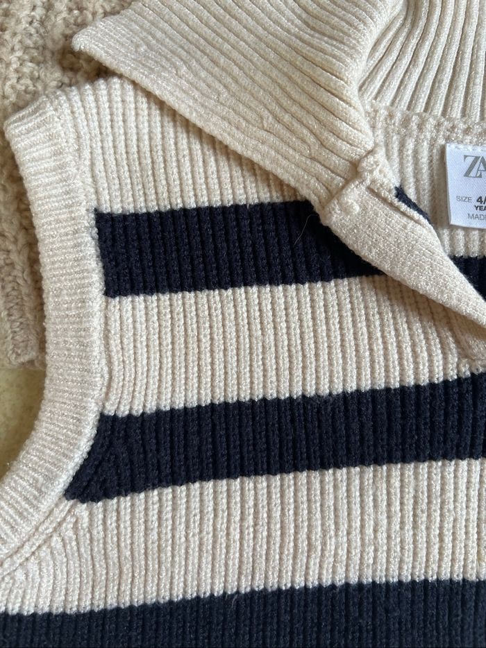 Lot de 2 pulls Zara 4-5 ans - photo numéro 2