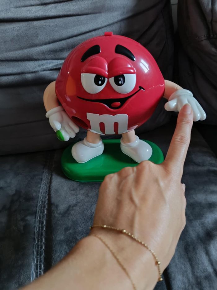 Distributeur M&M's Modèle Original Rouge et vert des années 1990 - photo numéro 4