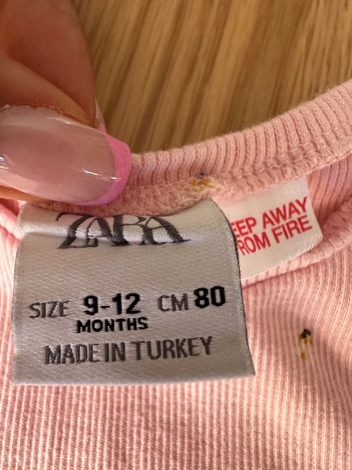 T-shirt manches courtes fleuri & côtelé 🌺 - photo numéro 3