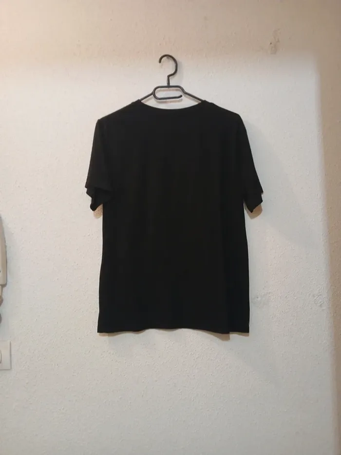 T-shirt femme noir basic " shein" taille s - photo numéro 4