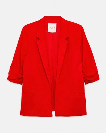 Blazer Soaked In Luxury Rouge - SlShirley 30403608