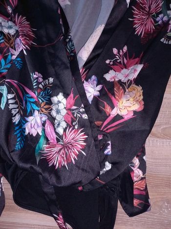 Body Etam satin fleurs