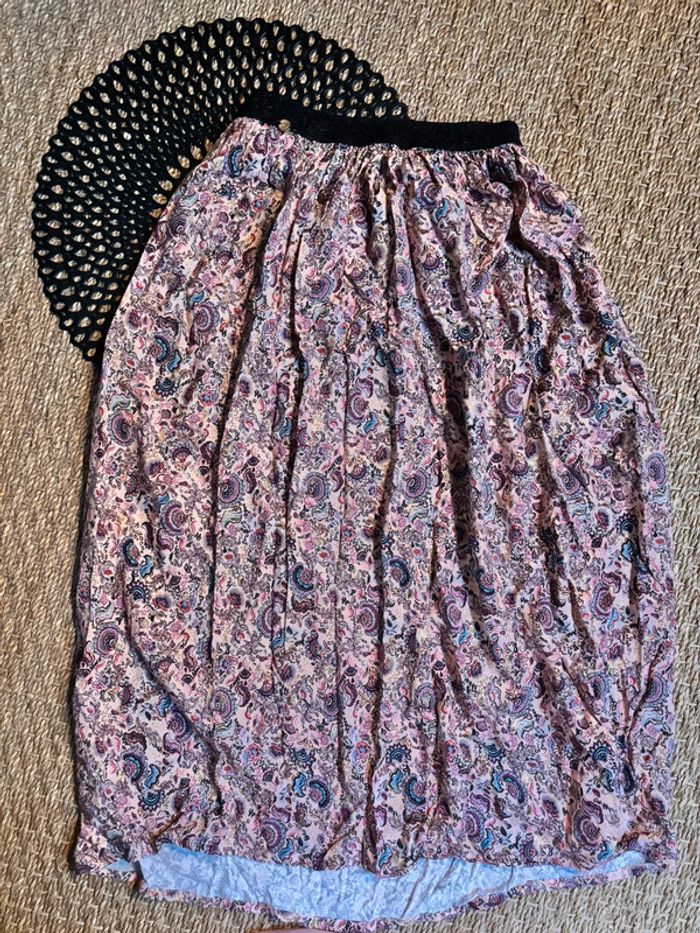 Jupe mi longue liberty