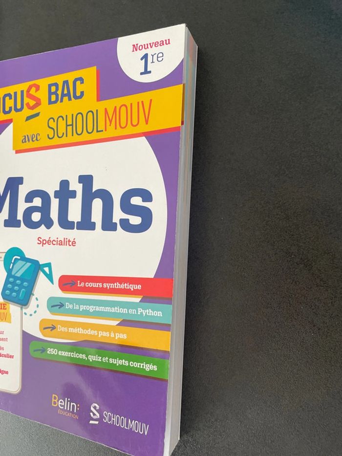 Schoolmouv maths spécialité lycée bac première 1ere - photo numéro 4