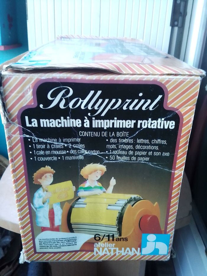 Jeux vintage : la machine à imprimer rotative - photo numéro 2