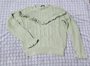 Pull vert pomme Benetton
