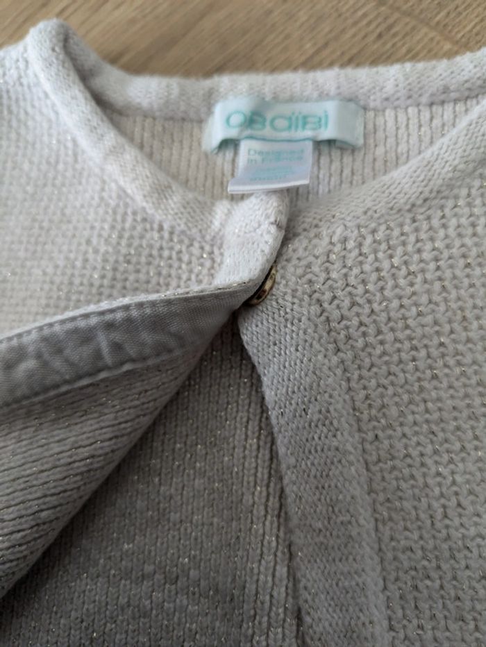 Gilet cache coeur épais okaidi 18 mois - photo numéro 3