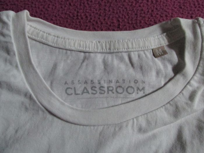 tshirt blanc taille M Assassination Classroom - photo numéro 3