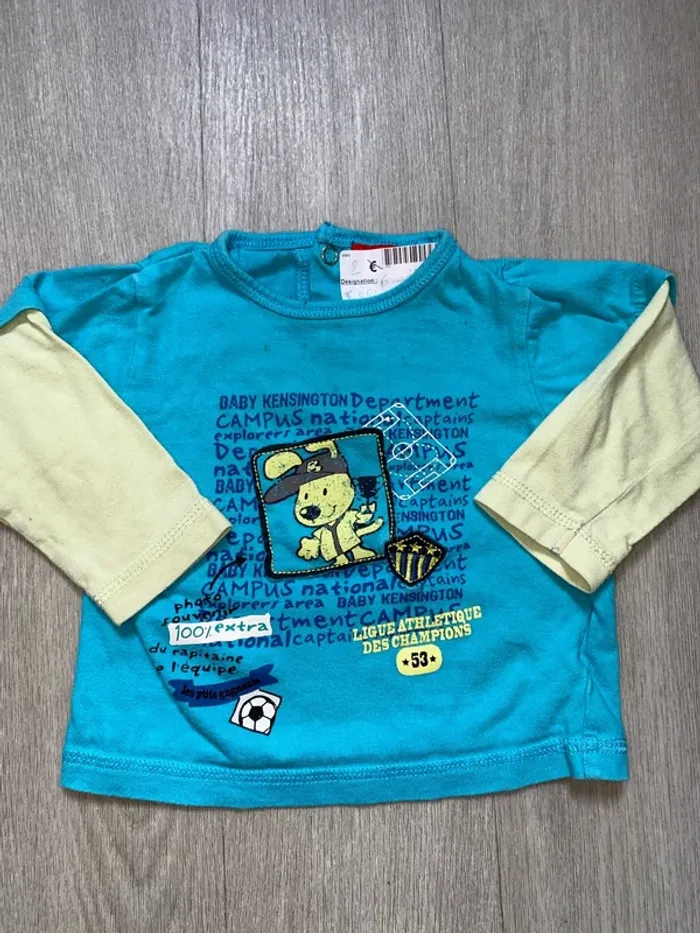 T-shirt ML 6mois - photo numéro 2
