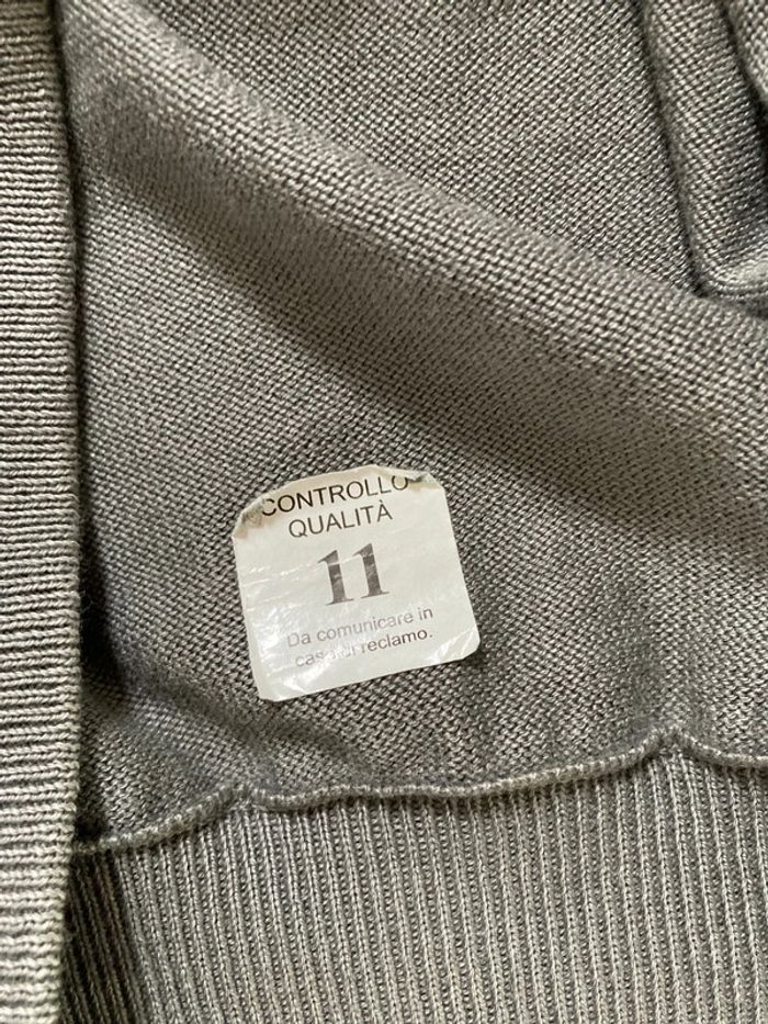 Magnifique gilet gris made in Italy || 100% coton || Della ciana - photo numéro 8