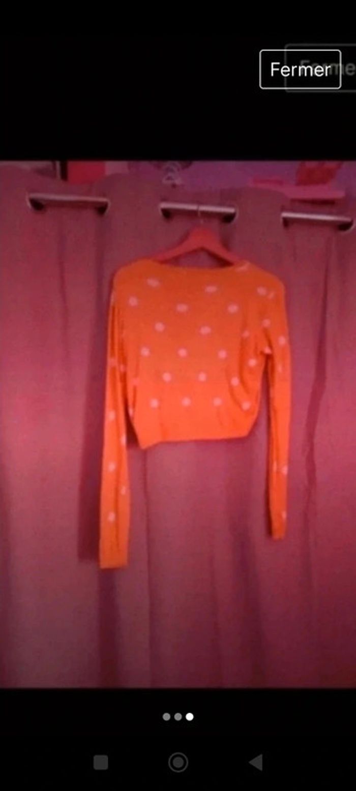 Croc top a pois moutarde - photo numéro 2