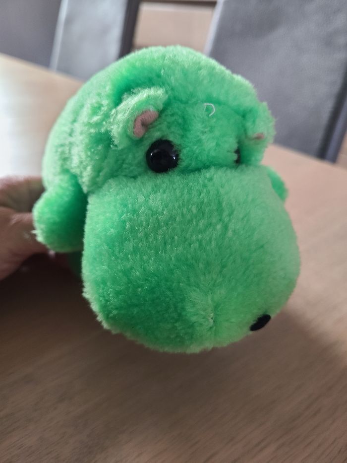 Peluche hippopotame vert fluo - photo numéro 4