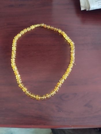 Collier en. Ambre véritable 