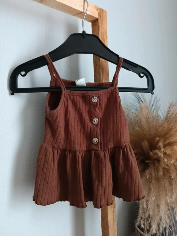 Débardeur 18 mois Shein Marron