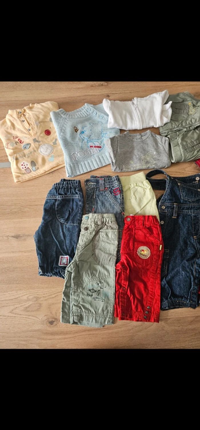 Lot de vêtements 3m bébé garçon ( pull , grenouillère - photo numéro 9