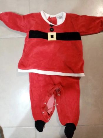 Pyjama 1 pièce Noël 12 mois