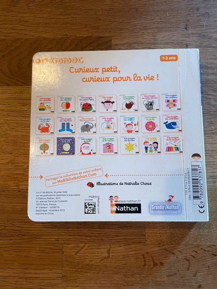 Livre Kididoc Mon imagier des saisons - photo numéro 2