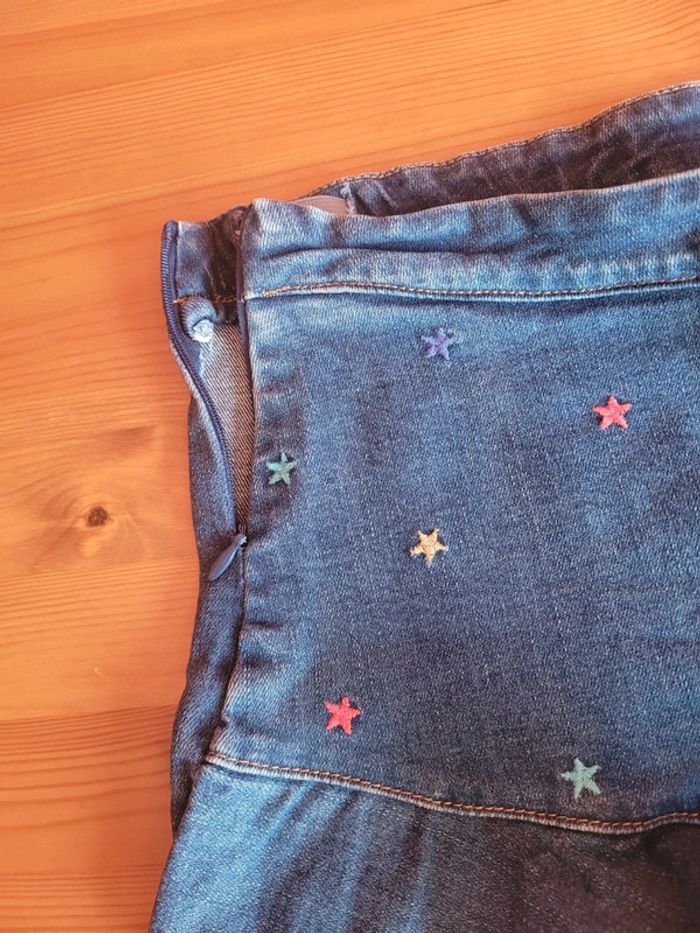 Short jupe en jean et ajustable - photo numéro 7