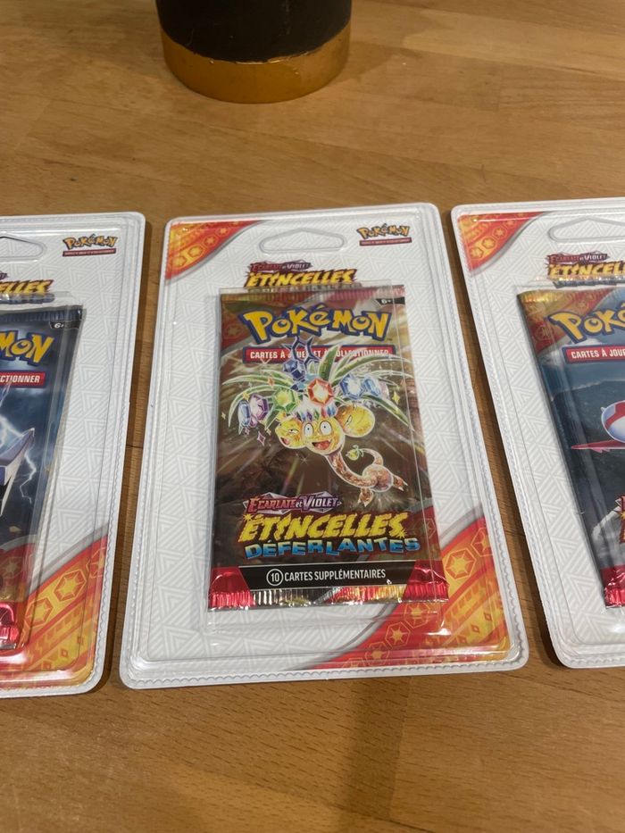 Lot Pokémon blisters étincelles déferlantes - photo numéro 3