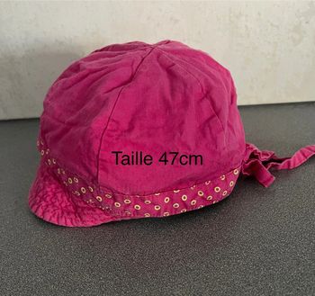 Chapeau bob fushia taille 47cm Orchestra