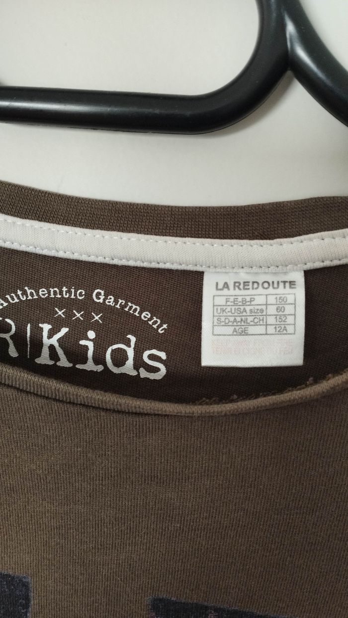 T-shirt manches longues kaki - photo numéro 3
