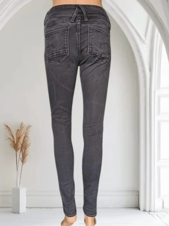jean G-STAR raw lynn d-mid super skinny , taille mi-haute , stretch - photo numéro 6