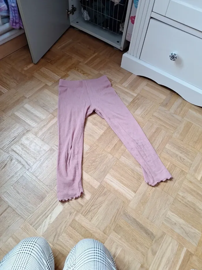 Legging rose 116cm